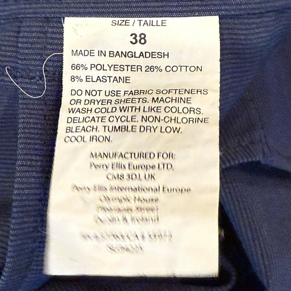 PGA Tour Navy Blue Athletic Performance Chino Golf Shorts 9" - Men's 38 - Picture 7 of 7